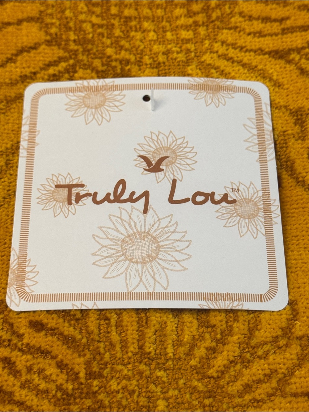 2pc TRULY LOU Sunflower Floral Bath Towel Set - Golden Yellow - Picture 4 of 5